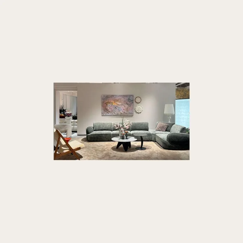 Contemporary modular sofa and soft seating collection