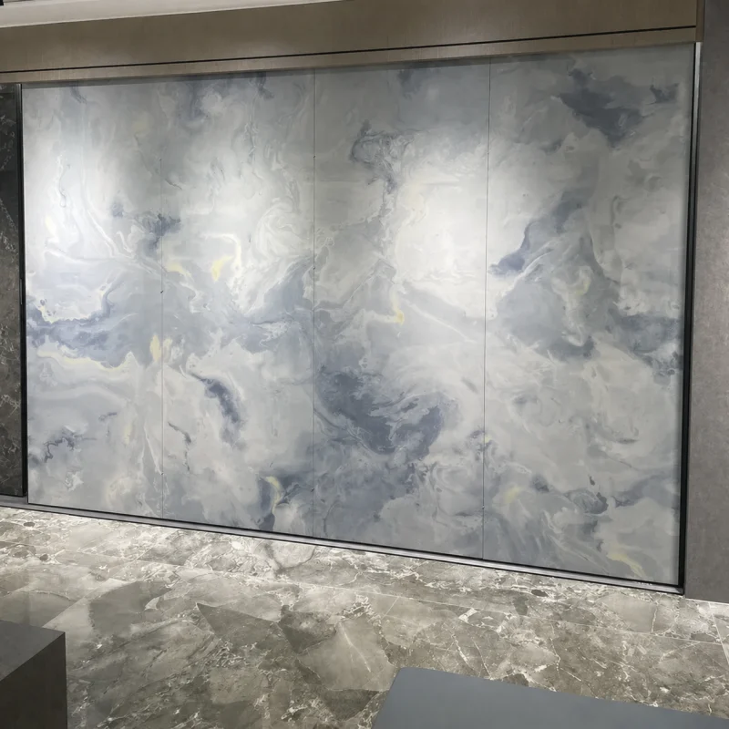 Premium decorative surface slab