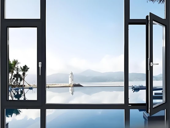 Aluminum-framed windows and doors