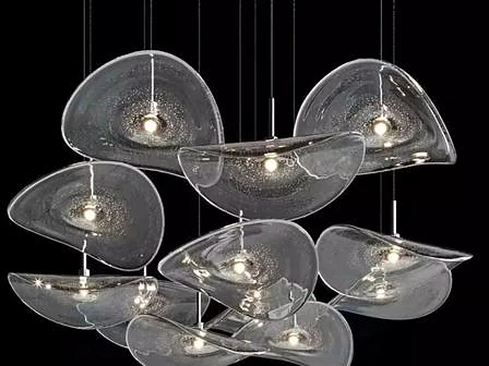 Landscape lighting at night